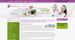 Desktop Screenshot of nutristamina.cz