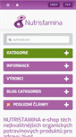 Mobile Screenshot of nutristamina.cz